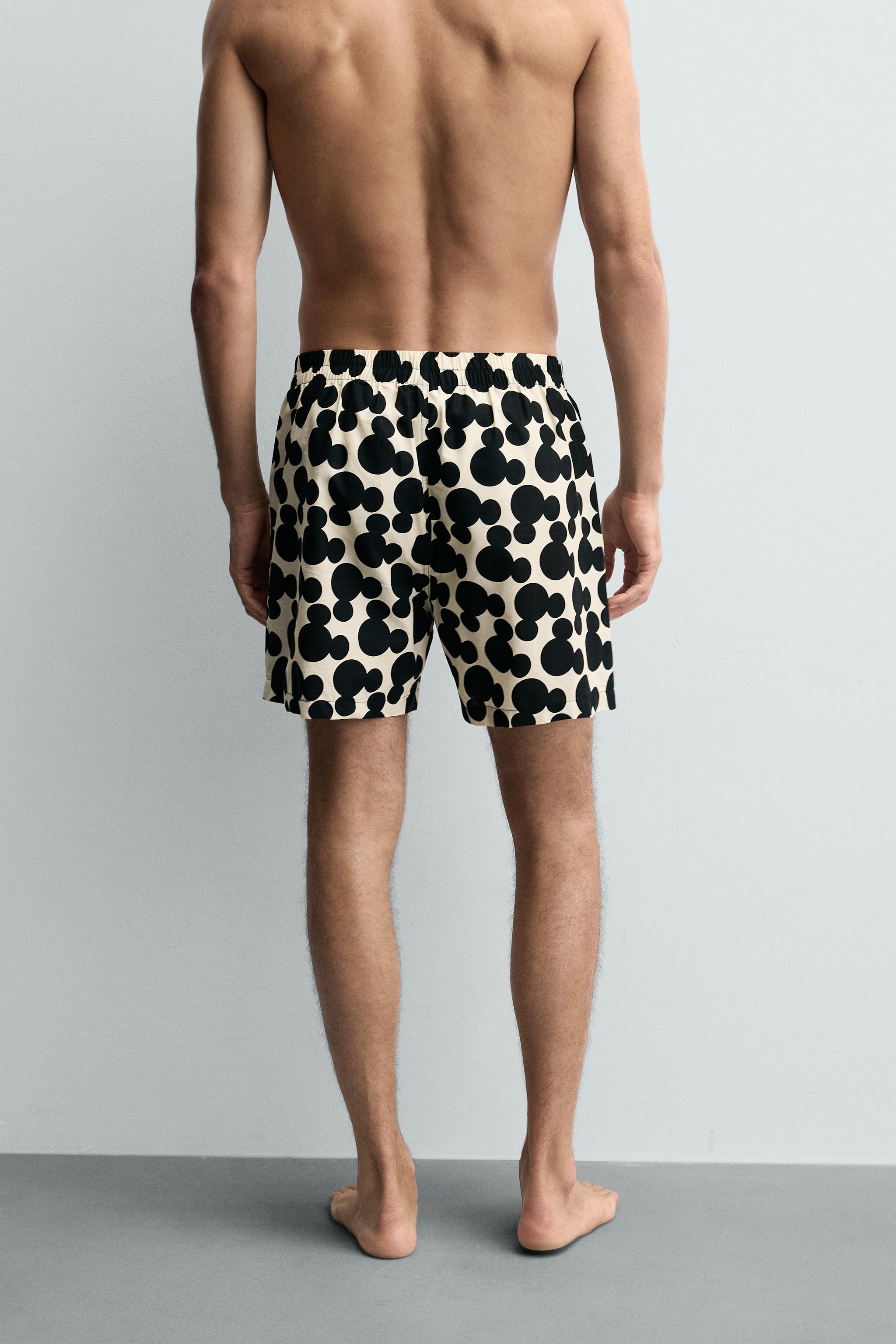 MICKEY MOUSE SILHOUETTE BOXER SHORTS HARRY LAMBERT FOR ZARA X DISNEY